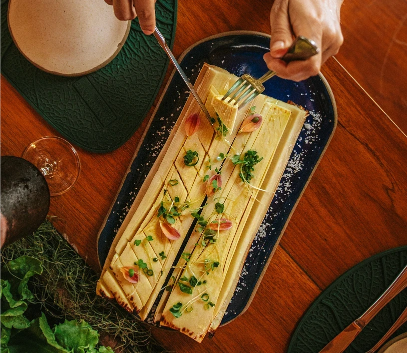 Cozinha aut&ecirc;ntica e sustent&aacute;vel para o seu evento